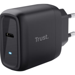 Trust Maxo GaN USB-C Oplader – USB-C oplader – Snellader – USB-C wandoplader – 45 W – Zwart