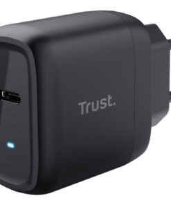 Trust Maxo GaN USB-C Oplader – USB-C oplader – Snellader – USB-C wandoplader – 45 W – Zwart