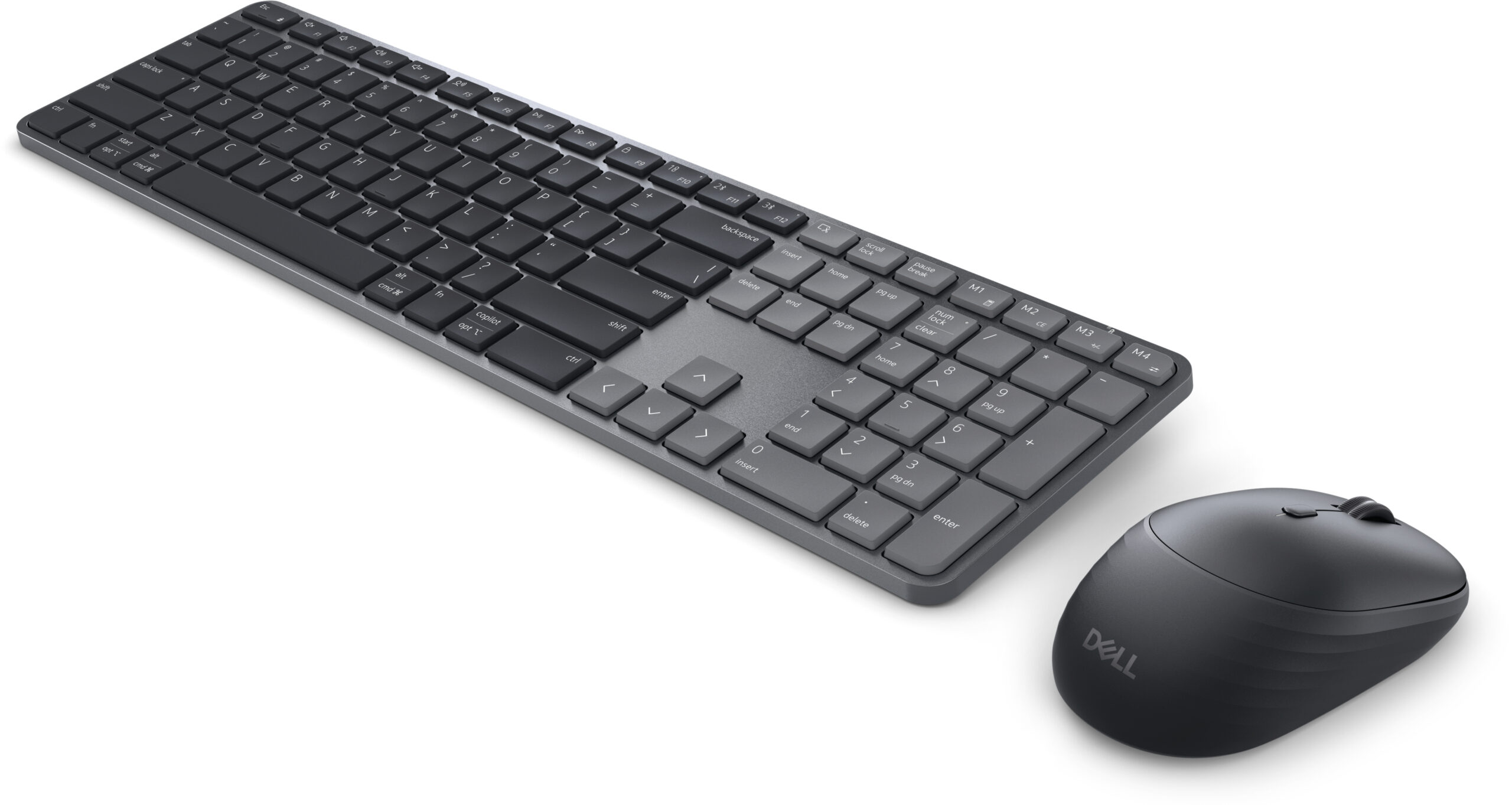 DELL Pro 7 Slim KM726 toetsenbord Inclusief muis Thuis/Werk RF-draadloos + Bluetooth Zwart - Afbeelding 2