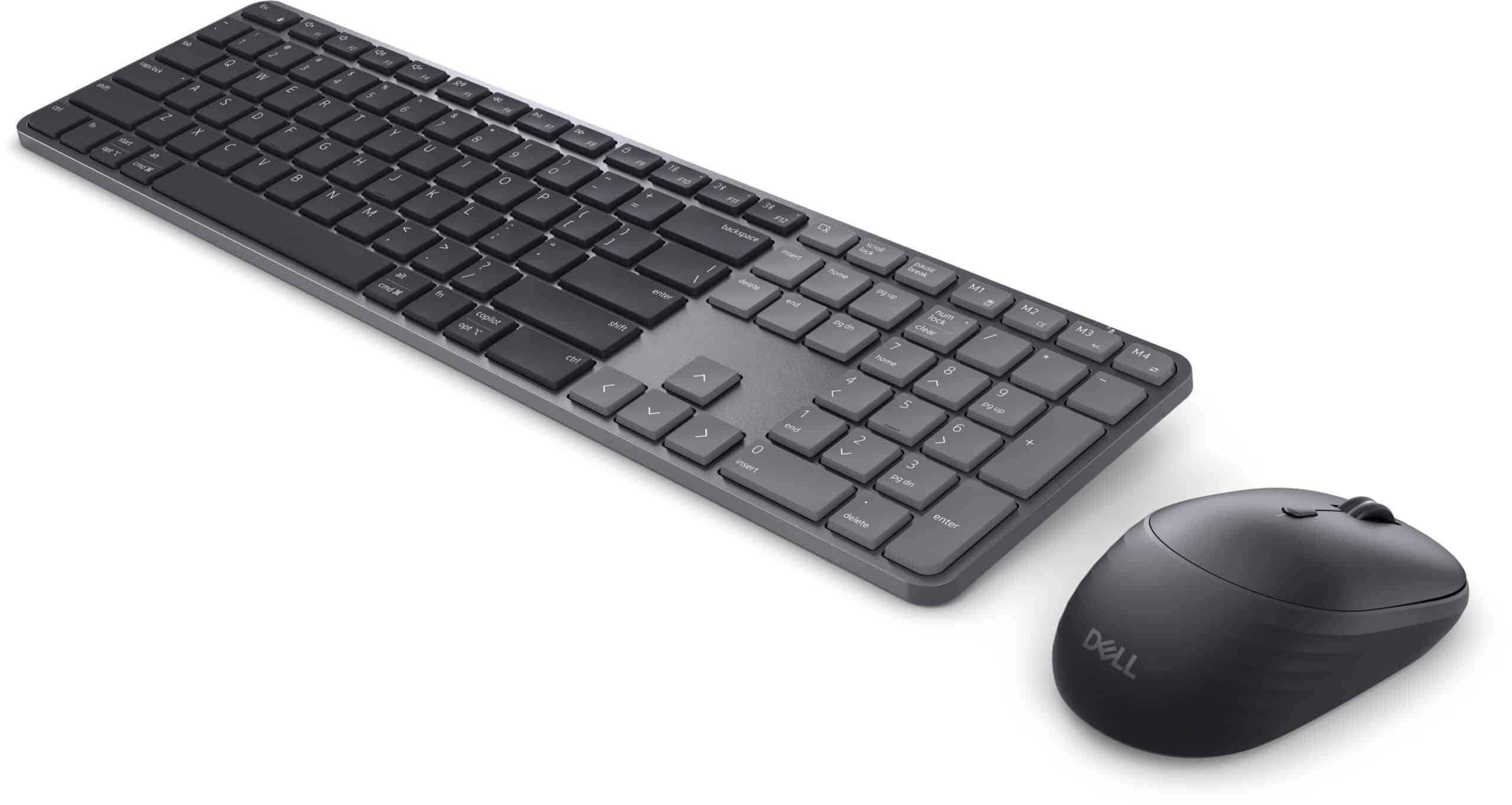 DELL Pro 7 Slim KM726 toetsenbord Inclusief muis Thuis/Werk RF-draadloos + Bluetooth AZERTY Belgisch Zwart - Afbeelding 2