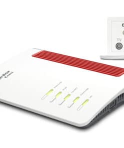 Box FRITZ! 6670 Cable Edition International draadloze router 2.5 Gigabit Ethernet Dual-band (2.4 GHz / 5 GHz) Rood, Wit - Afbeelding 2