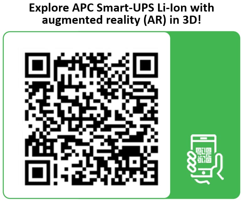 APC Smart-UPS Li-Ion SRTL1500RMXLI Noodstroomvoeding - 1500VA, 8x C13, USB, Rack/tower convertible Stekkerdoos - Afbeelding 6