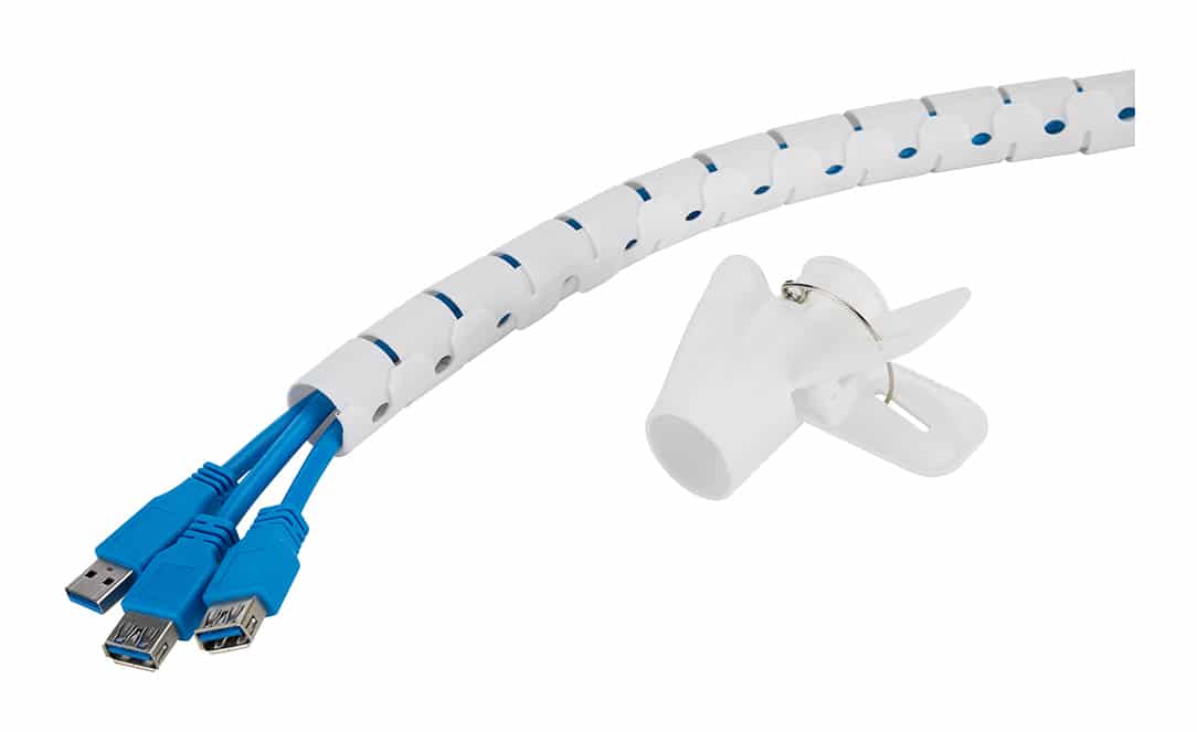 Neomounts ADS06-142WH Kabelspiraal - voor 1-5 kabels - universeel