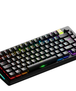 Glorious Gaming GMMK 3 PRO HE 75% Prebuilt toetsenbord Gamen USB + Bluetooth AZERTY Frans Zwart