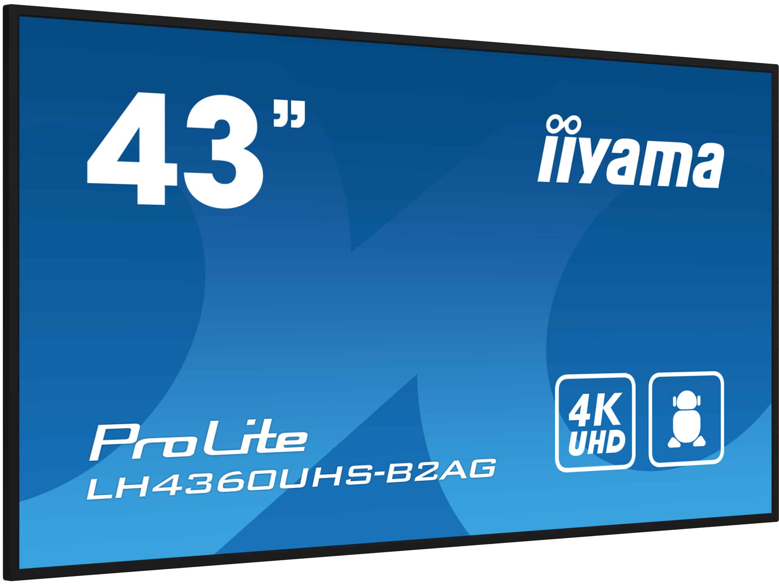 iiyama LH4360UHS-B2AG beeldkrant Digitaal A-kaart 108 cm (42.5") LED Wifi 500 cd/m² 4K Ultra HD Zwart Type processor Android 11 24/7 - Afbeelding 4