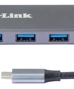 D-Link 5-in-1 USB-C Hub met Gigabit Ethernet/Stroomvoorziening DUB-2334 - Afbeelding 2