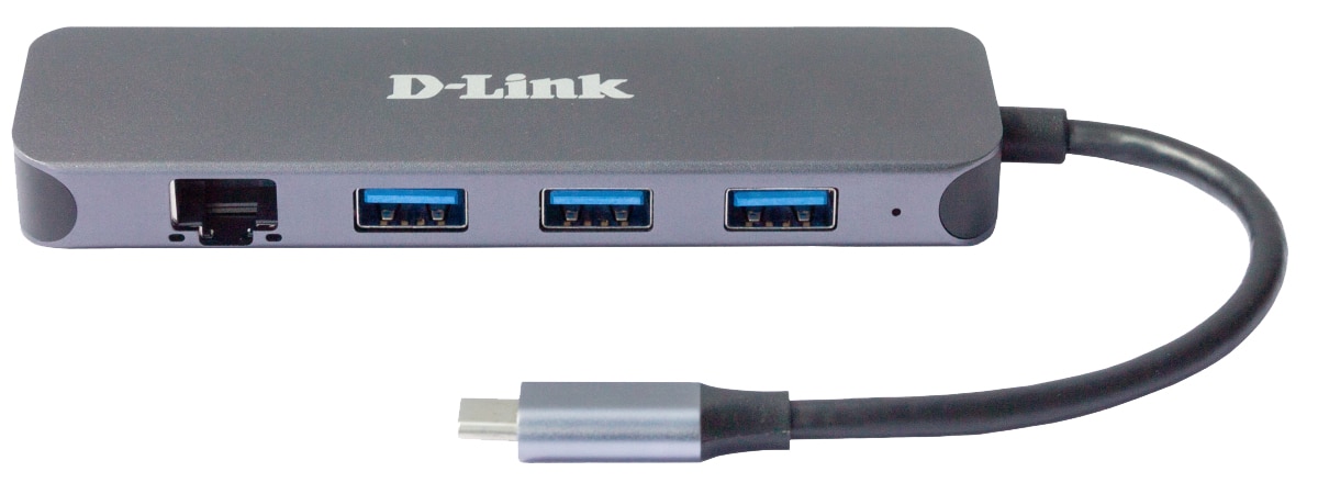 D-Link 5-in-1 USB-C Hub met Gigabit Ethernet/Stroomvoorziening DUB-2334 - Afbeelding 2