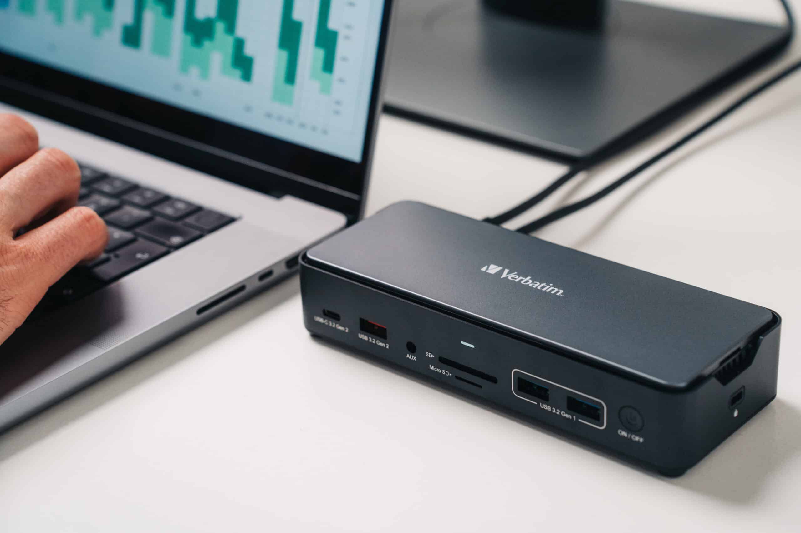 Verbatim USB-C Pro docking station CDS-15SSD: 15 poorten met SSD - Afbeelding 8