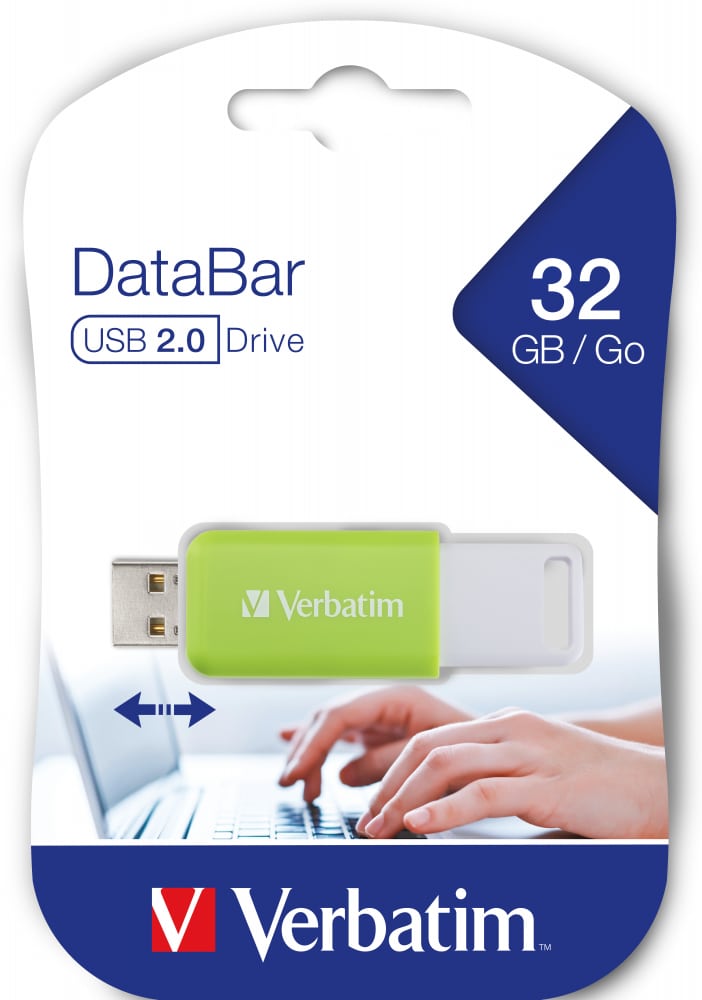 Verbatim V DataBar USB flash drive 32 GB USB Type-A 2.0 Groen - Afbeelding 3