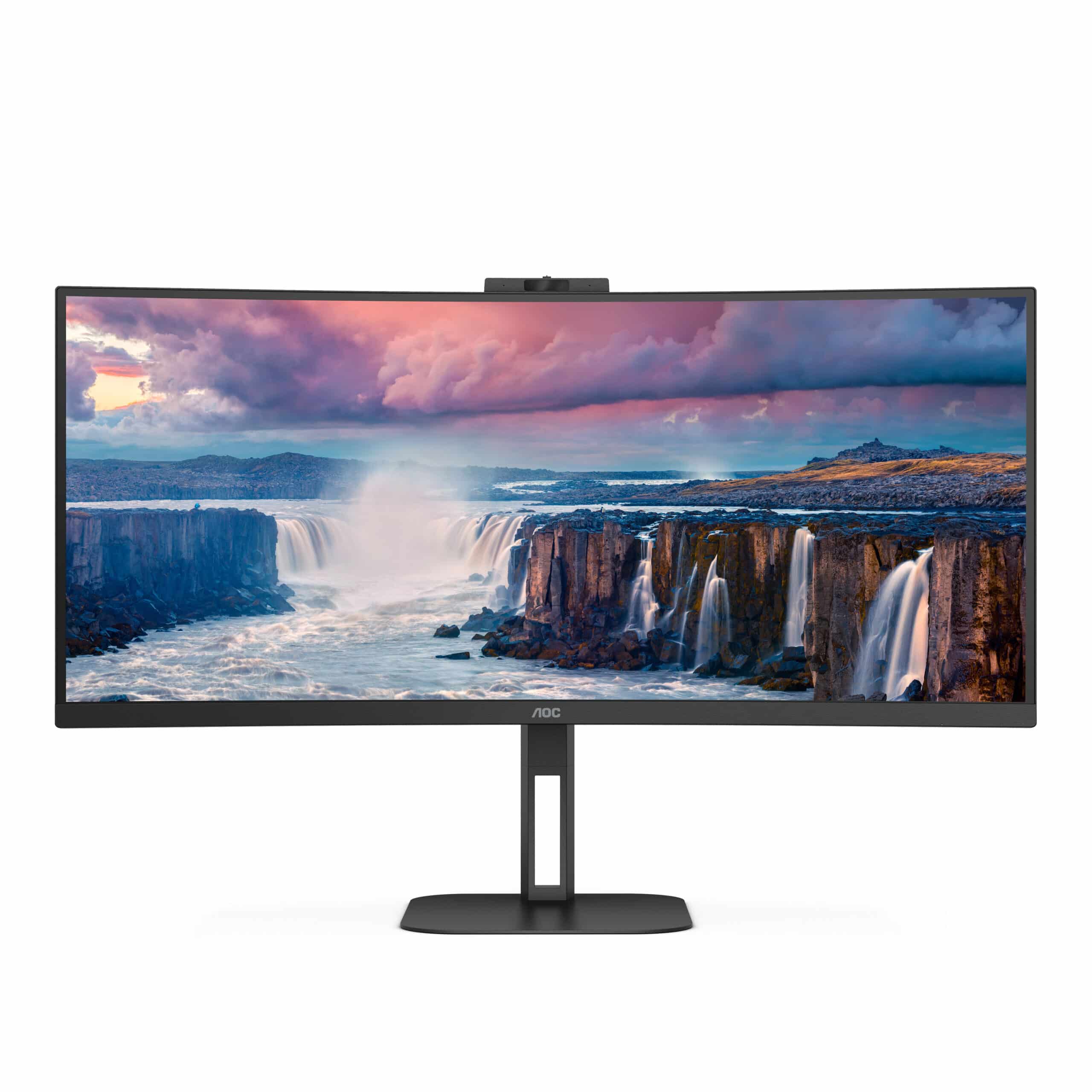 AOC V5 CU34V5CW computer monitor 86,4 cm (34") 3440 x 1440 Pixels Wide Quad HD LED Zwart - Afbeelding 2