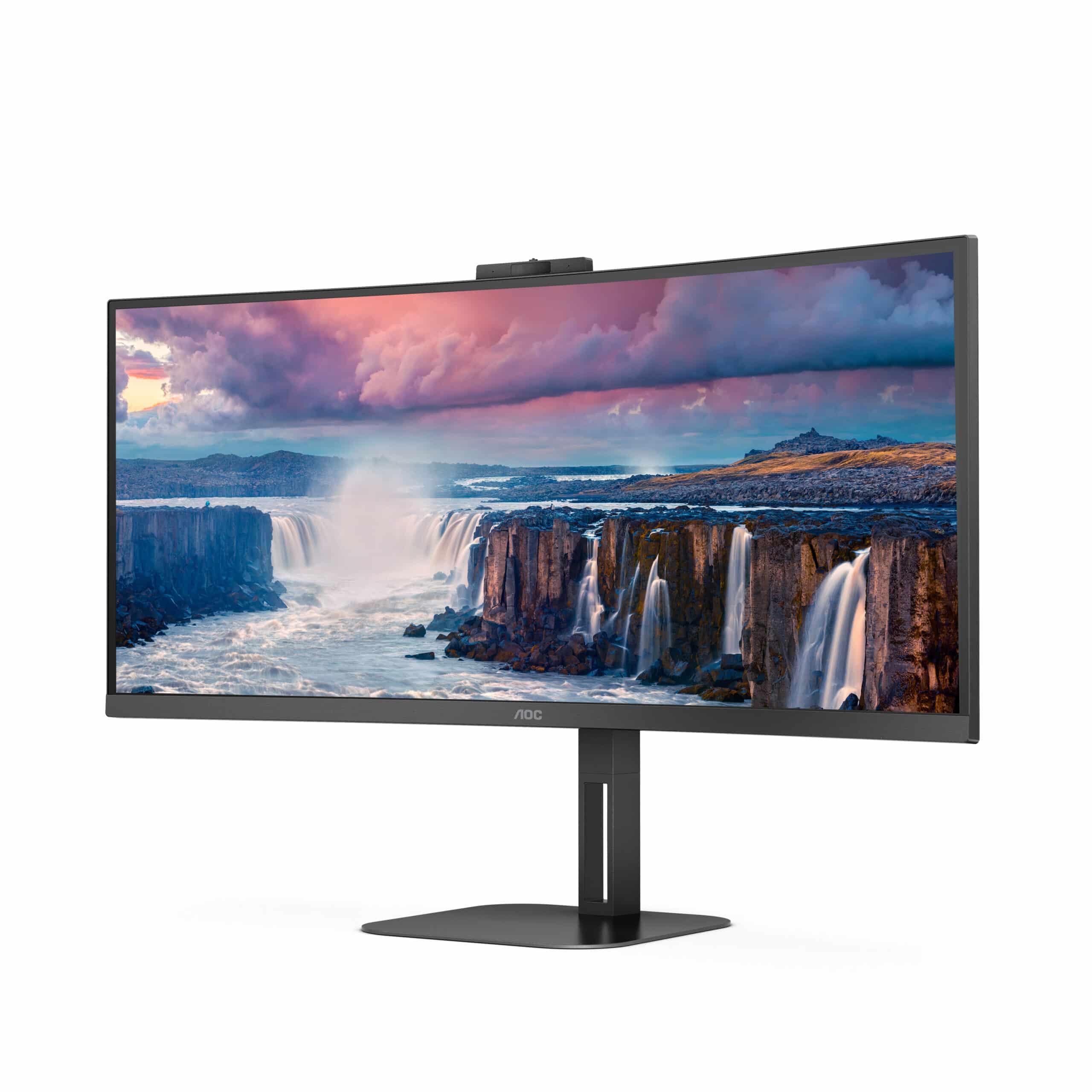 AOC V5 CU34V5CW computer monitor 86,4 cm (34") 3440 x 1440 Pixels Wide Quad HD LED Zwart - Afbeelding 4