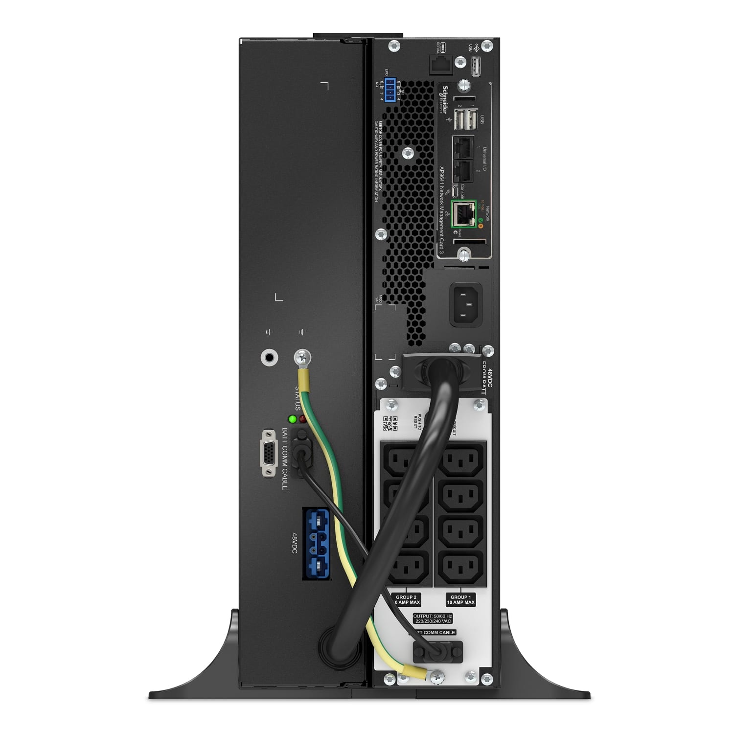 APC Smart-UPS Li-Ion SRTL1000RM4UXLI-NC Noodstroomvoeding - 1000VA, 8x C13, USB, Rack/tower convertible, NMC Stekkerdoos - Afbeelding 4