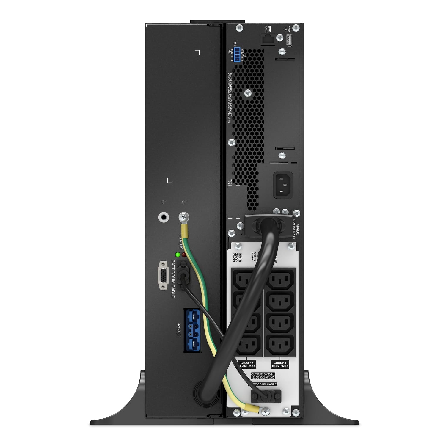 APC Smart-UPS Li-Ion SRTL1000RM4UXLI Noodstroomvoeding - 1000VA, 8x C13, USB, Rack/tower convertible, long runtime Stekkerdoos - Afbeelding 4