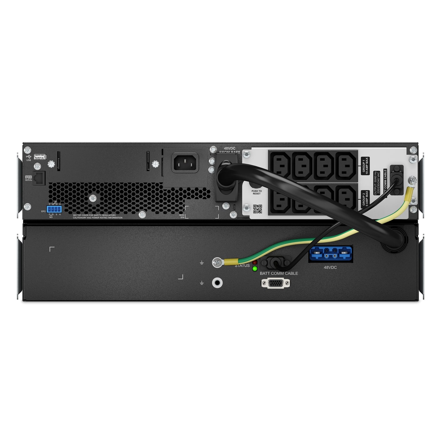 APC Smart-UPS Li-Ion SRTL1500RM4UXLI Noodstroomvoeding - 1500VA, 8x C13, USB, Rack/tower convertible, long runtime Stekkerdoos - Afbeelding 2