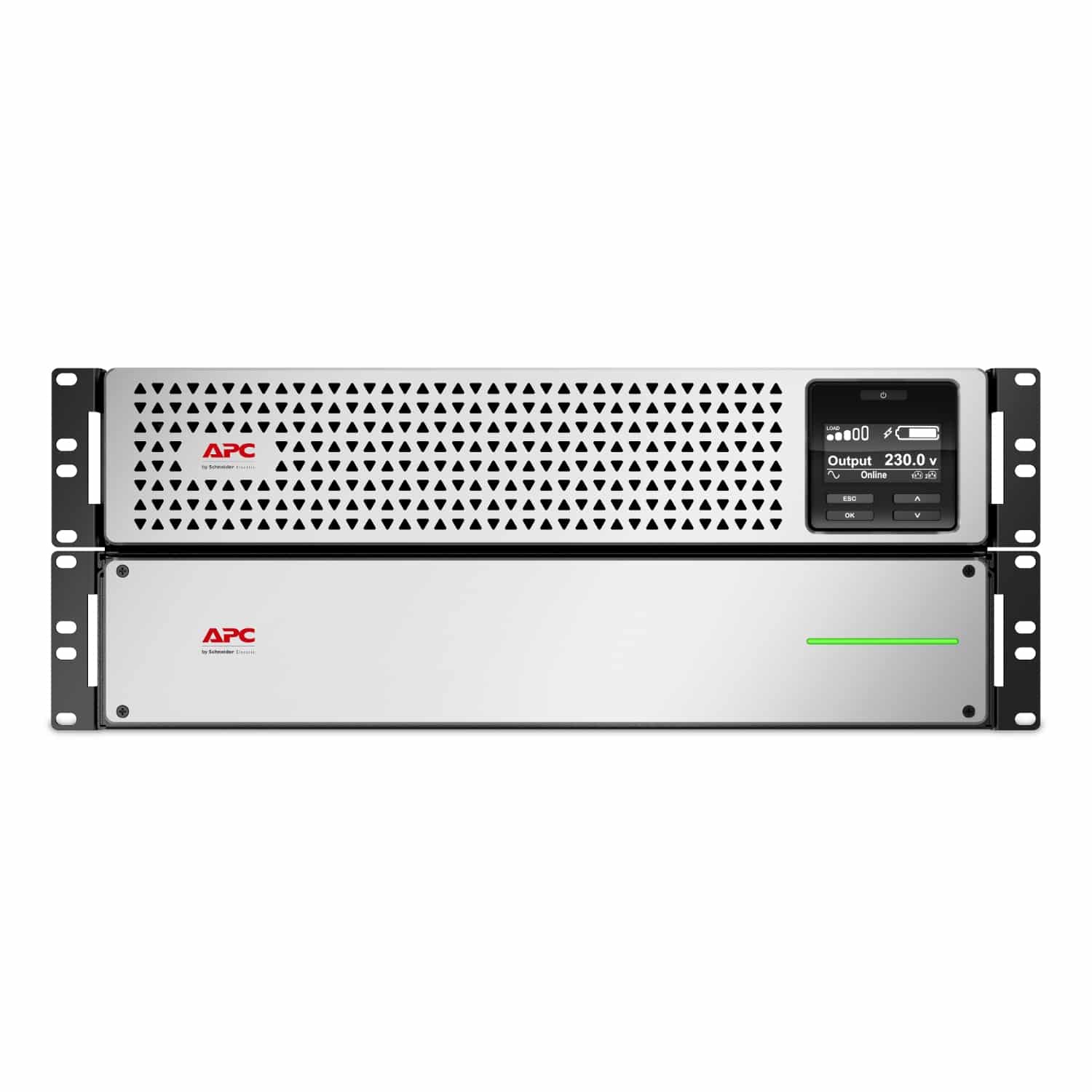 APC Smart-UPS Li-Ion SRTL2200RM4UXLI Noodstroomvoeding - 2200VA, 6x C13, 2x C19, USB, Rack/tower convertible, long runtime Stekkerdoos - Afbeelding 6