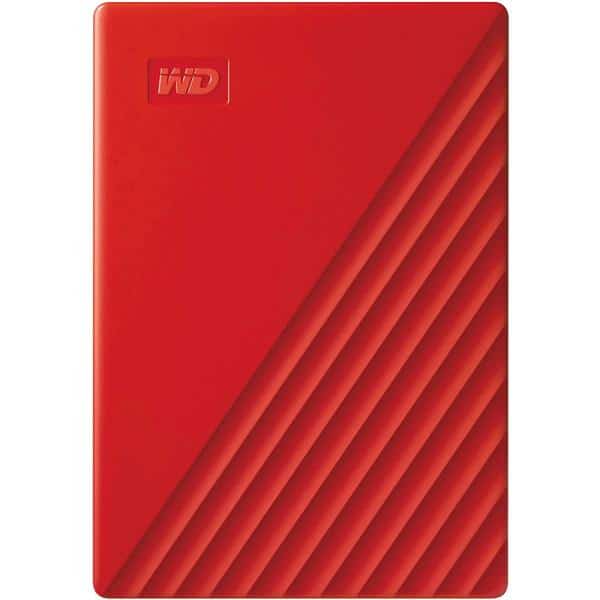 Western Digital WDBYVG0020BRD-WESN My Passport Portable External Hard Drive, 2TB, USB3.0 Red