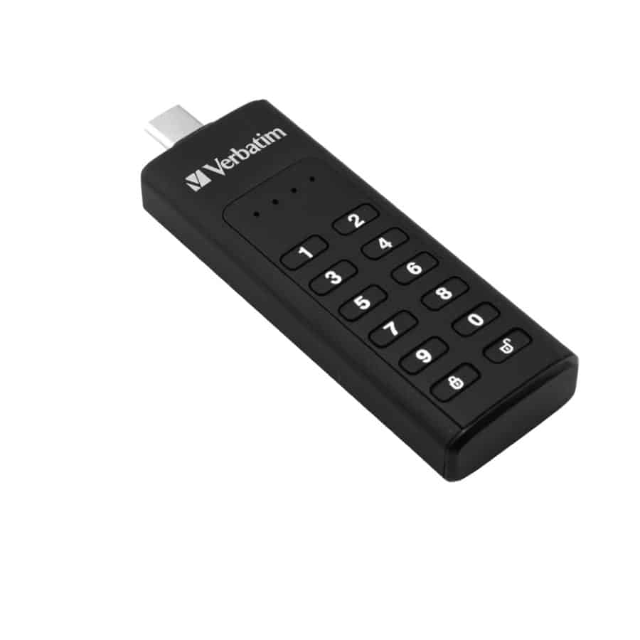 Verbatim Keypad Secure - USB-Stick 3.0 gegevensopslag met wachtwoordbeveiliging - 32 GB - Zwart - Afbeelding 2