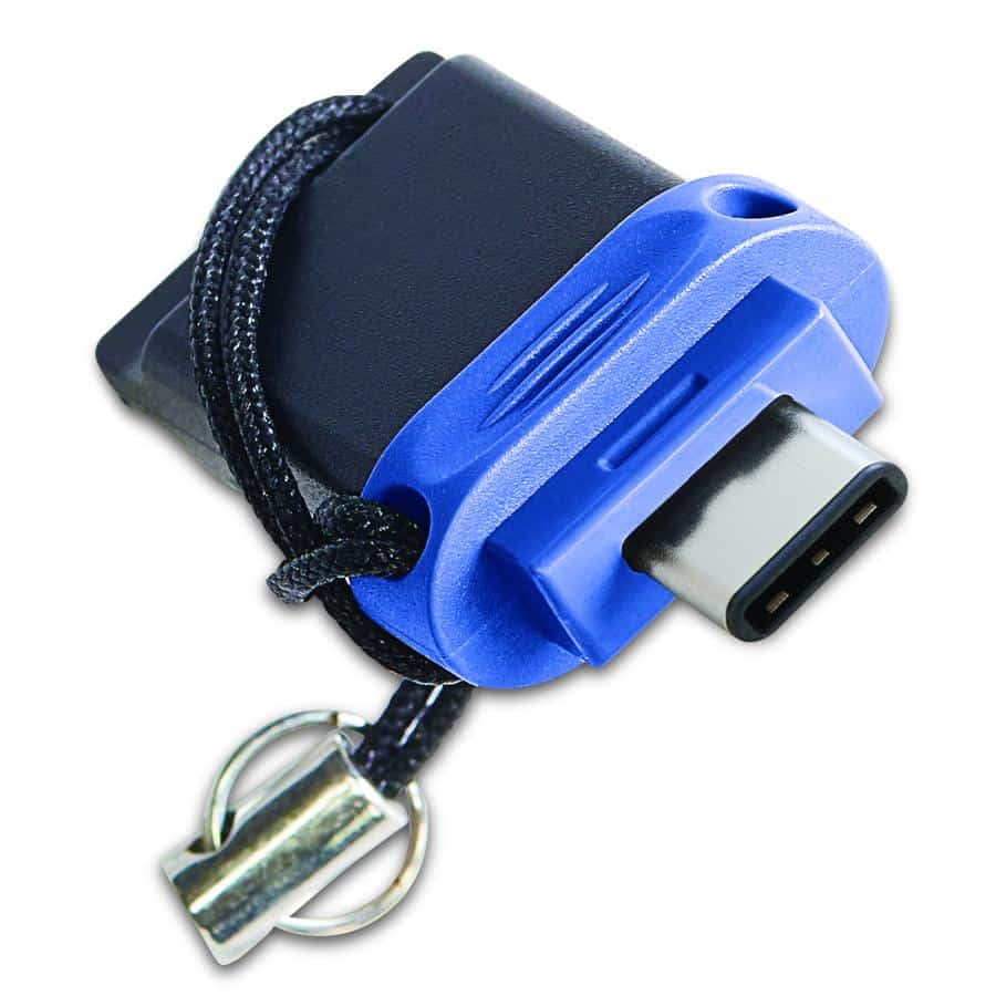 Verbatim Dual - USB-Stick 3.0 32 GB - USB-C / USB-A - Blauw - Afbeelding 6