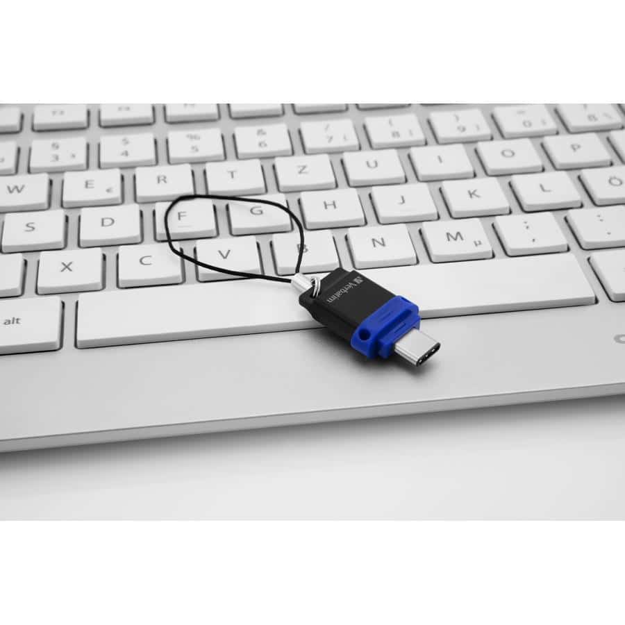 Verbatim Dual - USB-Stick 3.0 32 GB - USB-C / USB-A - Blauw - Afbeelding 7