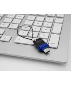 Verbatim Dual - USB-Stick 3.0 32 GB - USB-C / USB-A - Blauw - Afbeelding 8