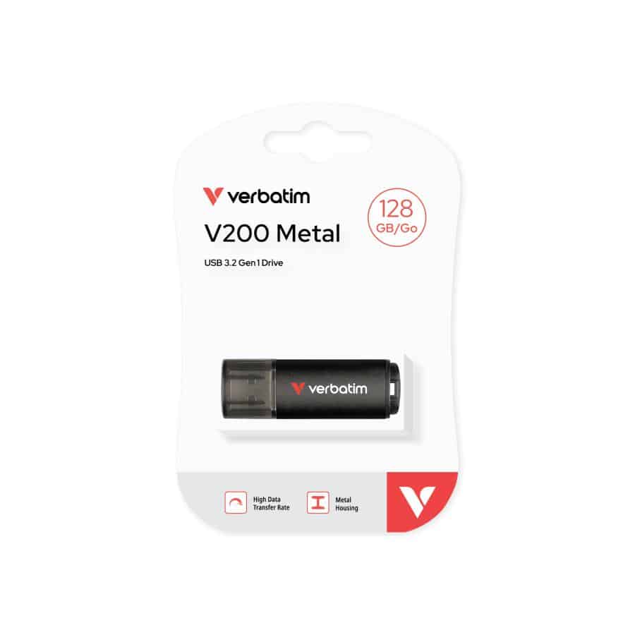 Verbatim V200 Metal USB Drive 128 GB - Afbeelding 4