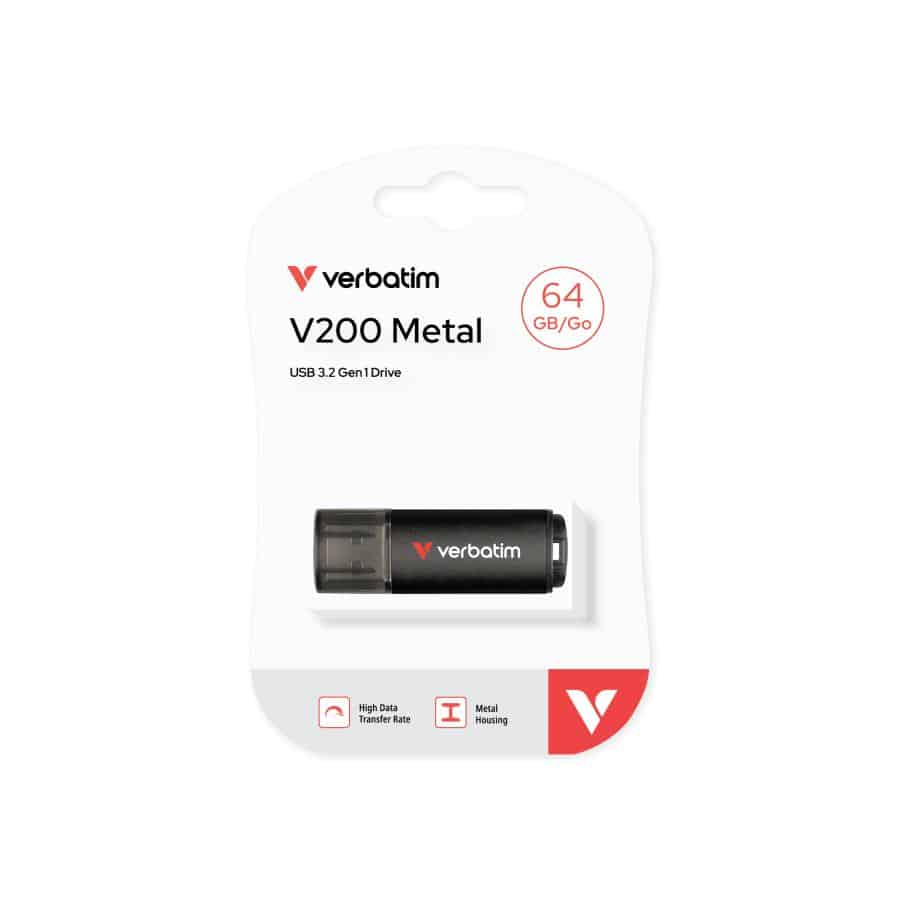 Verbatim V200 Metal USB Drive 64GB - Afbeelding 4