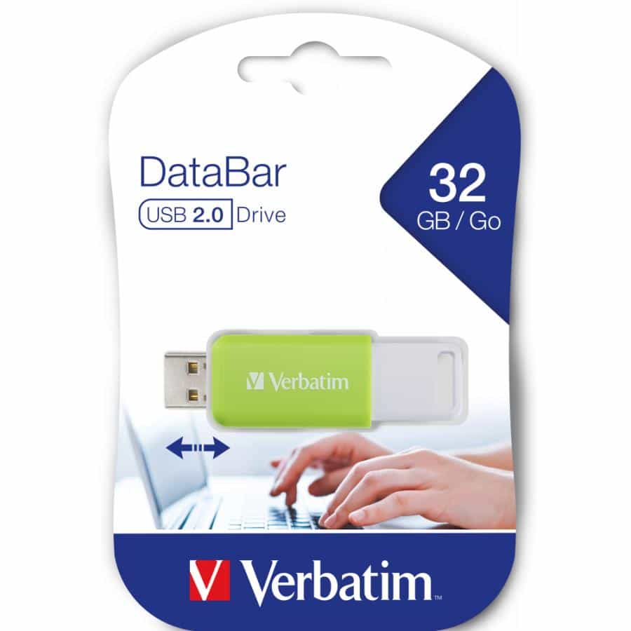 Verbatim V DataBar USB flash drive 32 GB USB Type-A 2.0 Groen - Afbeelding 6