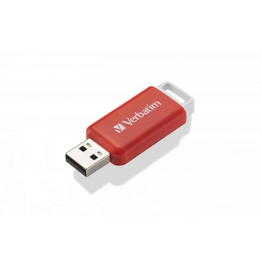 Verbatim DataBar USB flash drive 16 GB USB Type-A 2.0 Rood - Afbeelding 4