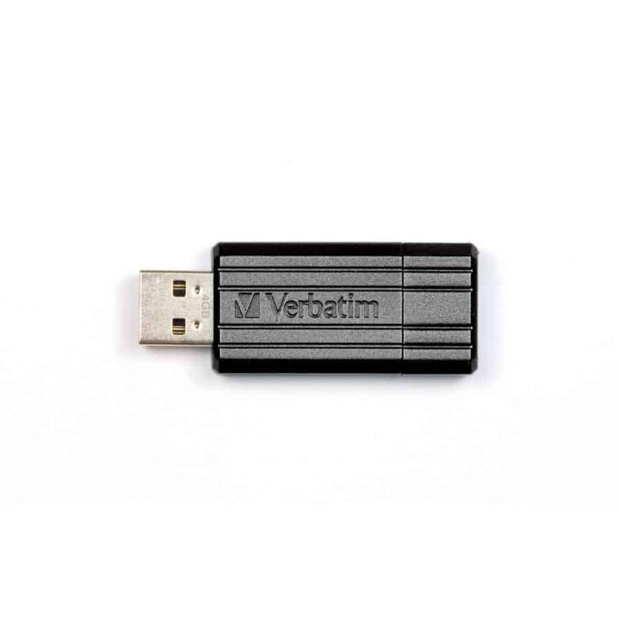 Verbatim PinStripe 4GB USB flash drive USB Type-A 2.0 Zwart - Afbeelding 7
