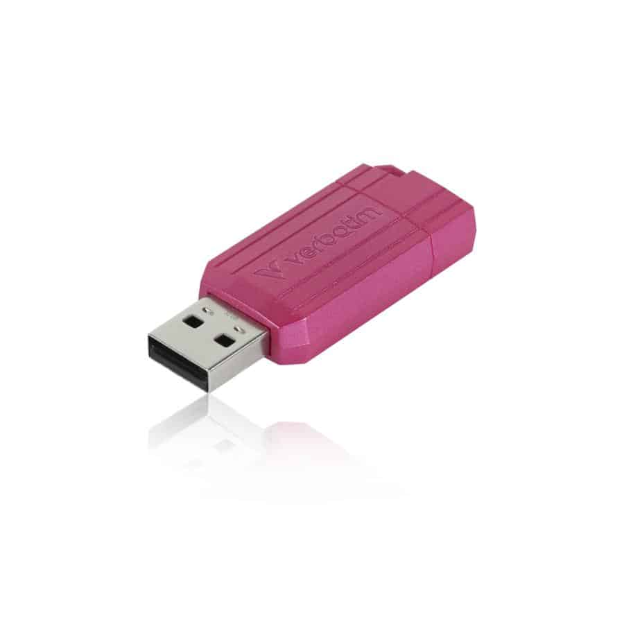 Verbatim PinStripe - USB-Stick32 GB - Hot Pink - Afbeelding 4