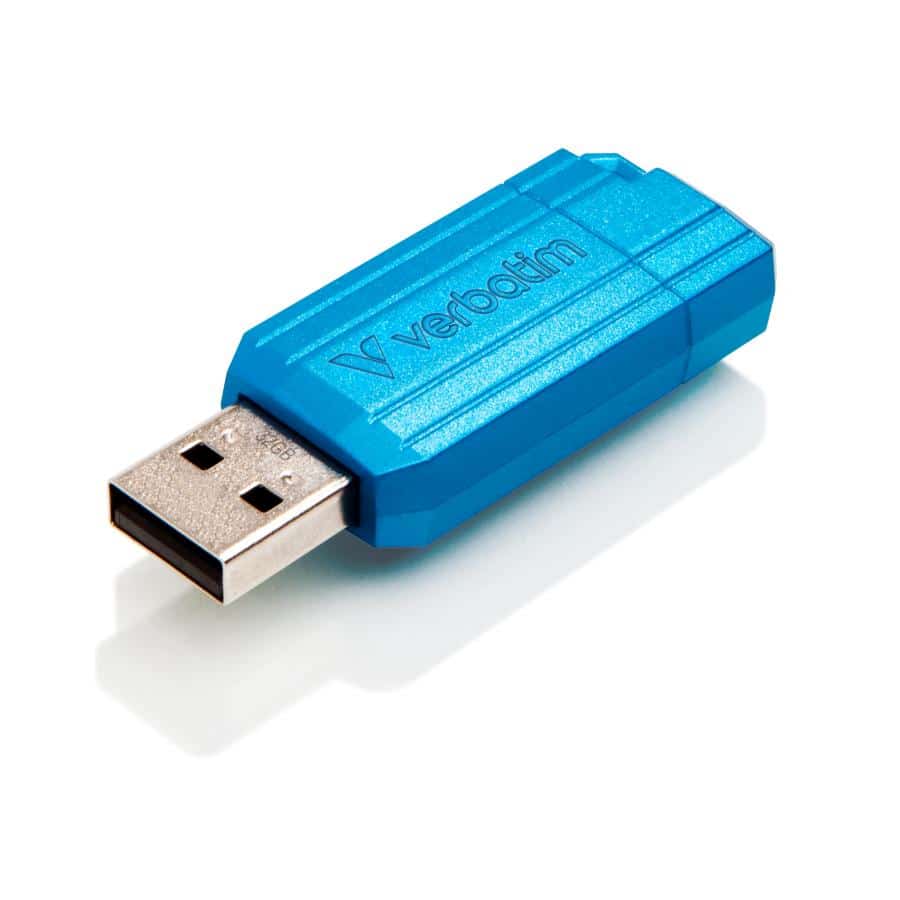 Verbatim PinStripe - USB-Stick32 GB - Caribbean Blauwe - Afbeelding 4