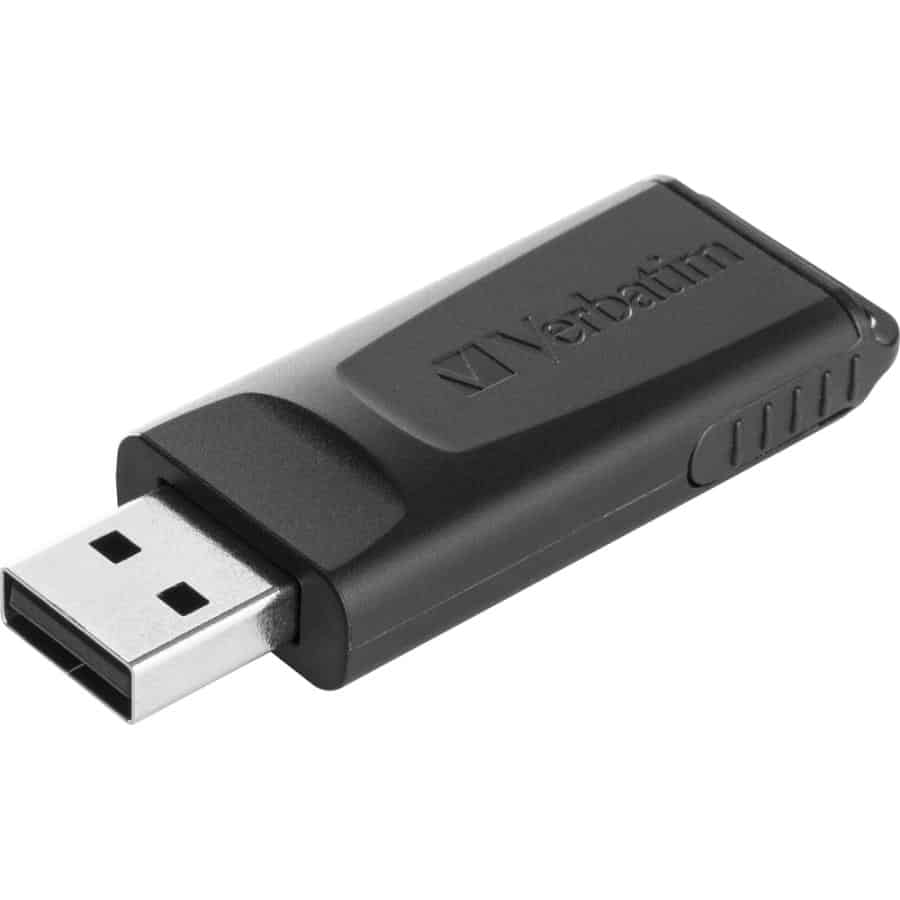 Verbatim Slider - USB-Stick128GB - Zwart - Afbeelding 4