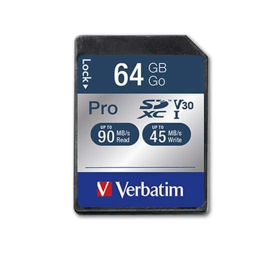 Verbatim Pro 64 GB SDXC UHS Klasse 10 - Afbeelding 2