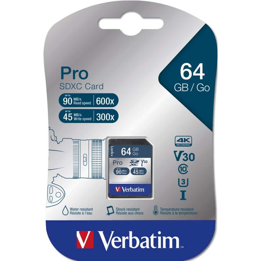 Verbatim Pro 64 GB SDXC UHS Klasse 10 - Afbeelding 2
