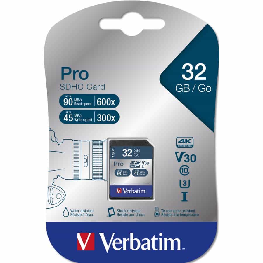 Verbatim Pro 32 GB SDHC UHS Klasse 10 - Afbeelding 6