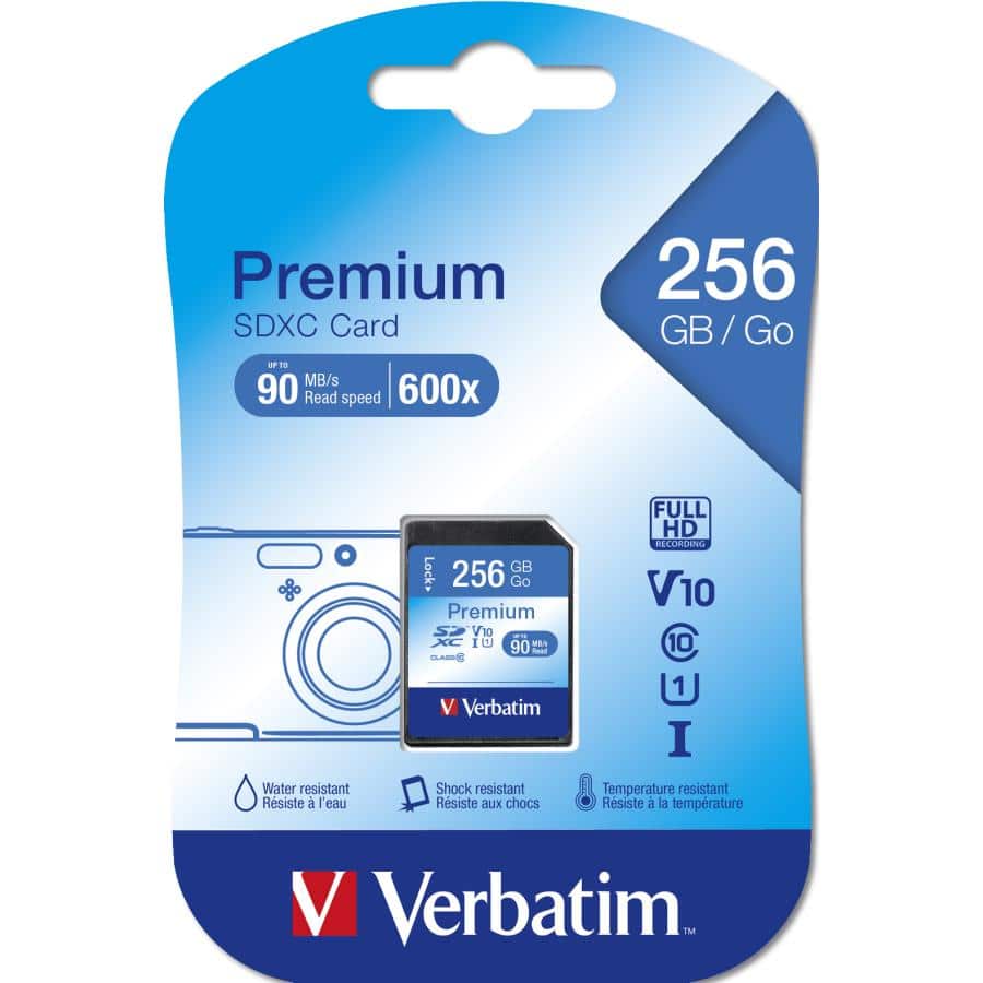 Verbatim Premium 256 GB SDXC UHS-I Klasse 10 - Afbeelding 2