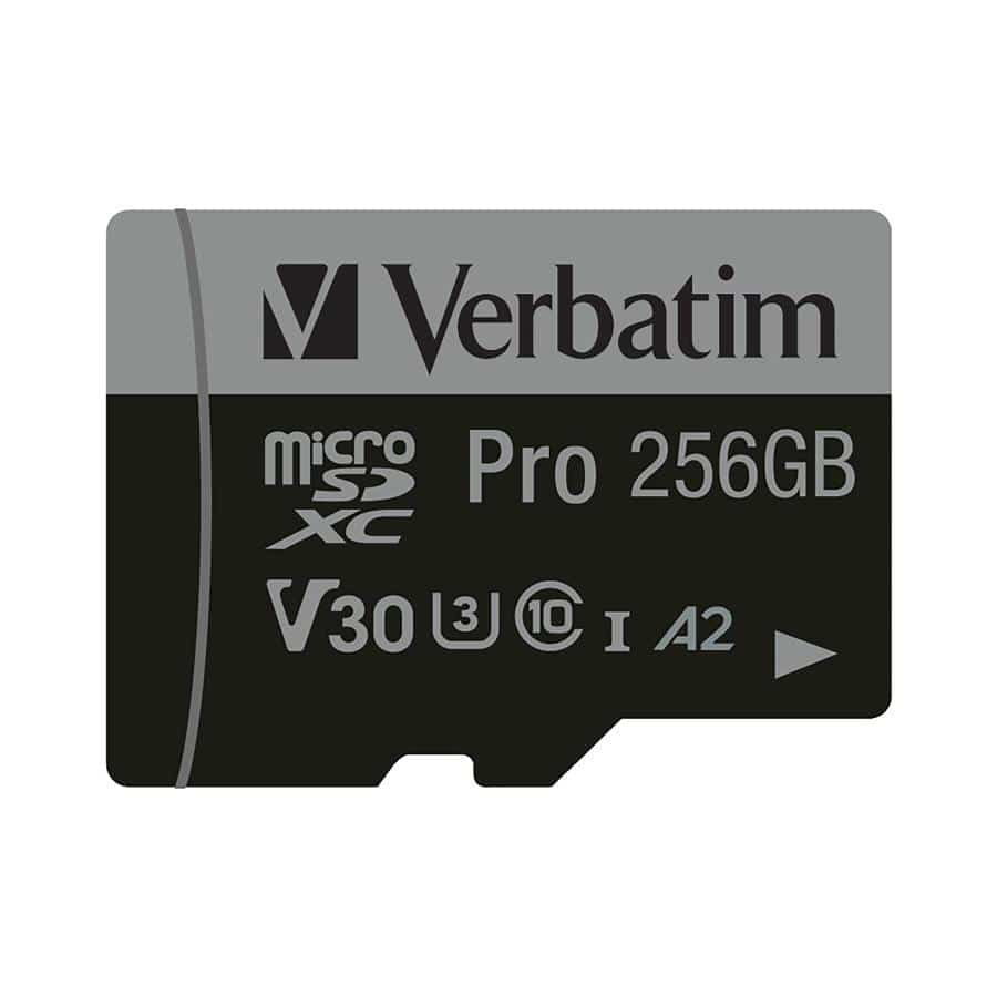 Verbatim Pro U3 256GB Micro SDXC Card - Afbeelding 5