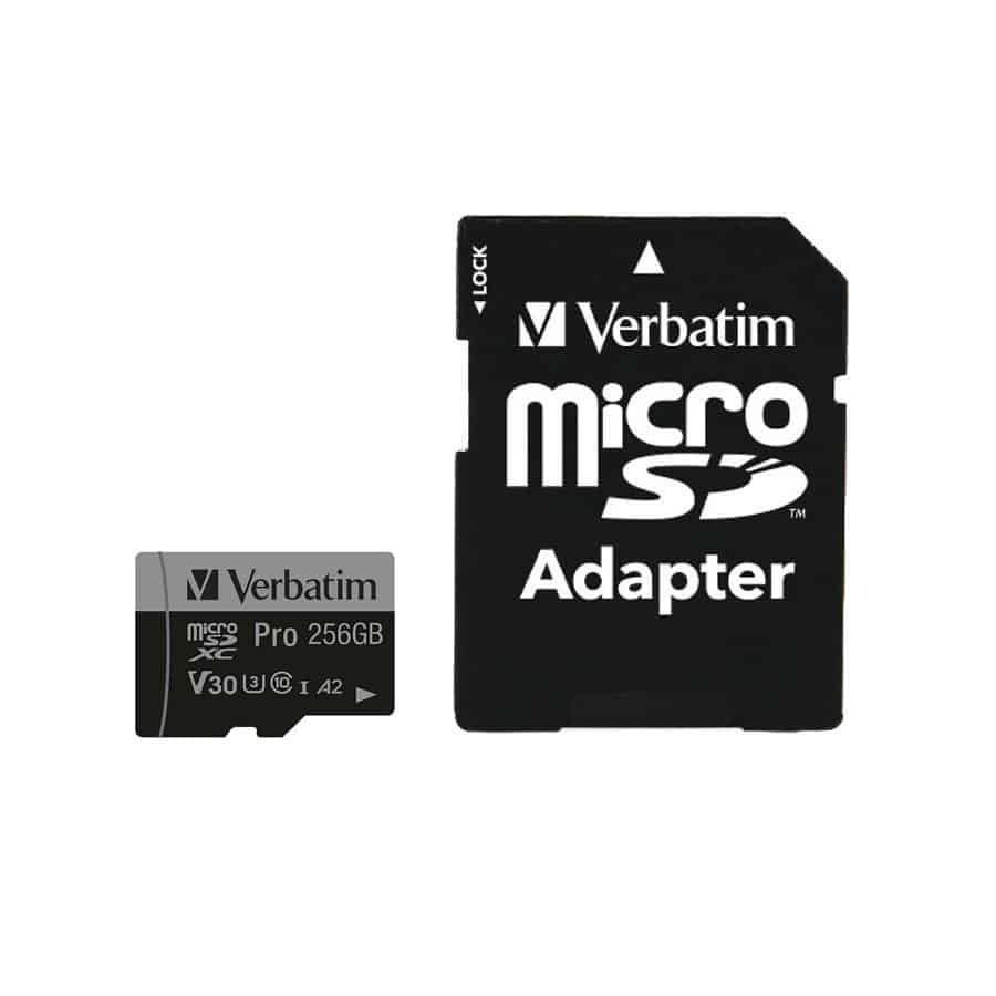 Verbatim Pro U3 256GB Micro SDXC Card - Afbeelding 6