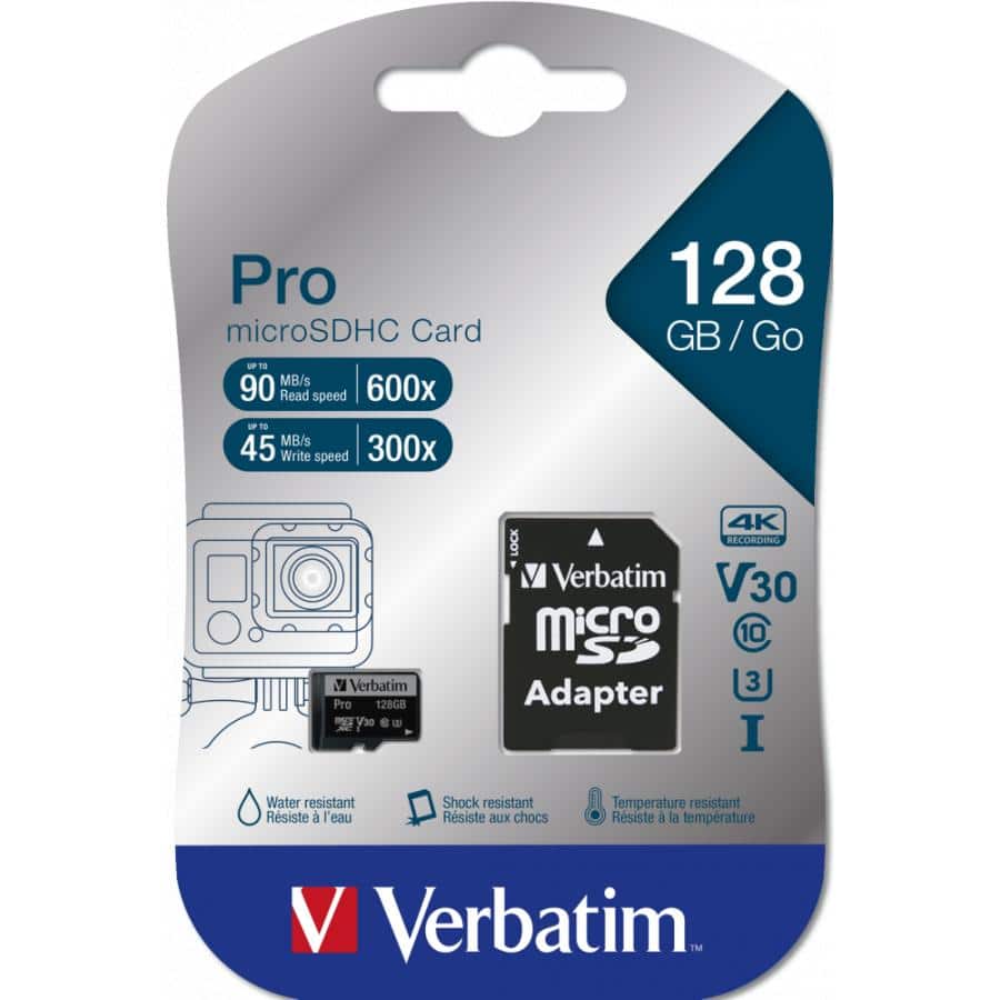 Verbatim Pro 128 GB MicroSDXC UHS-I Klasse 10 - Afbeelding 2