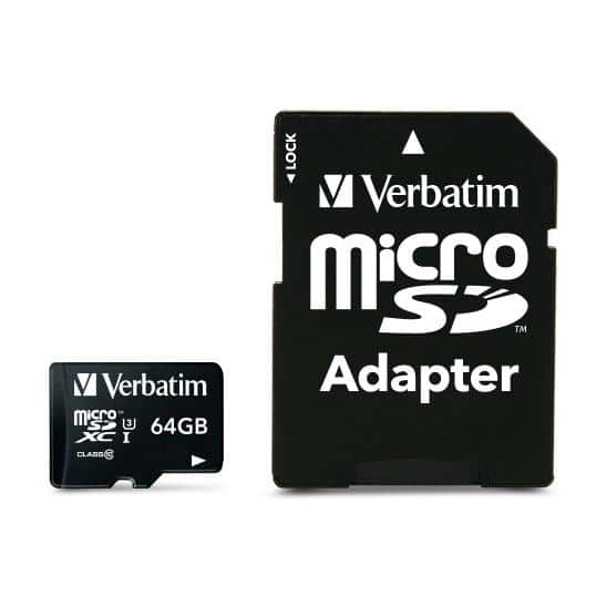Verbatim Pro 64 GB MicroSDXC UHS Klasse 10 - Afbeelding 2