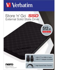 Verbatim Store 'n' Go draagbare SSD USB 3.2 Gen 1 512GB - Afbeelding 6