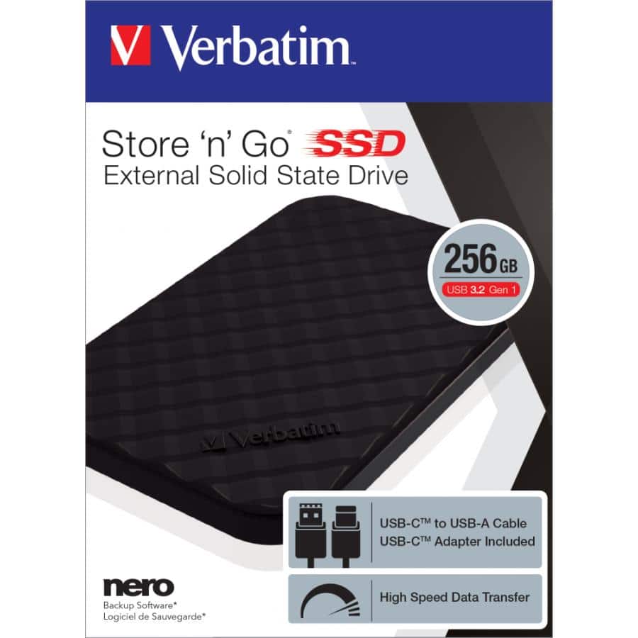 Verbatim Store 'n' Go draagbare SSD USB 3.2 Gen 1 256GB - Afbeelding 8