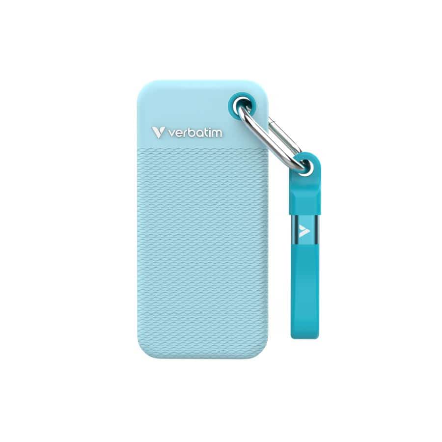 Verbatim Pocket SSD - Zomereditie Polar Blue met 2 rubberen hoezen (Zwart & Polar Blue) - 2TB - Afbeelding 5
