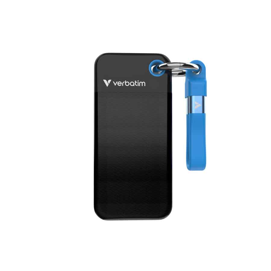 Verbatim Pocket SSD 2 TB USB Type-C 3.2 Gen 2 (3.1 Gen 2) Zwart, Blauw - Afbeelding 6