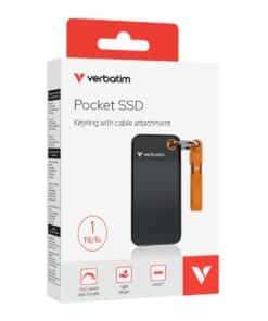Verbatim Pocket SSD 1 TB USB Type-C 3.2 Gen 2 (3.1 Gen 2) Zwart, Oranje - Afbeelding 7