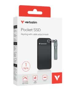 Verbatim Pocket SSD 1 TB USB Type-C 3.2 Gen 2 (3.1 Gen 2) Zwart, Grijs - Afbeelding 7