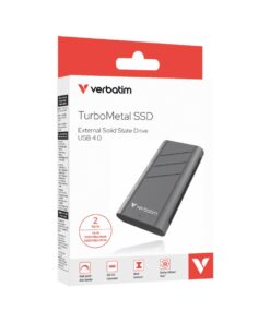 Verbatim TurboMetal SSD USB4 2TB USB Type-C USB4 Gen 2x2 Zilver - Afbeelding 8