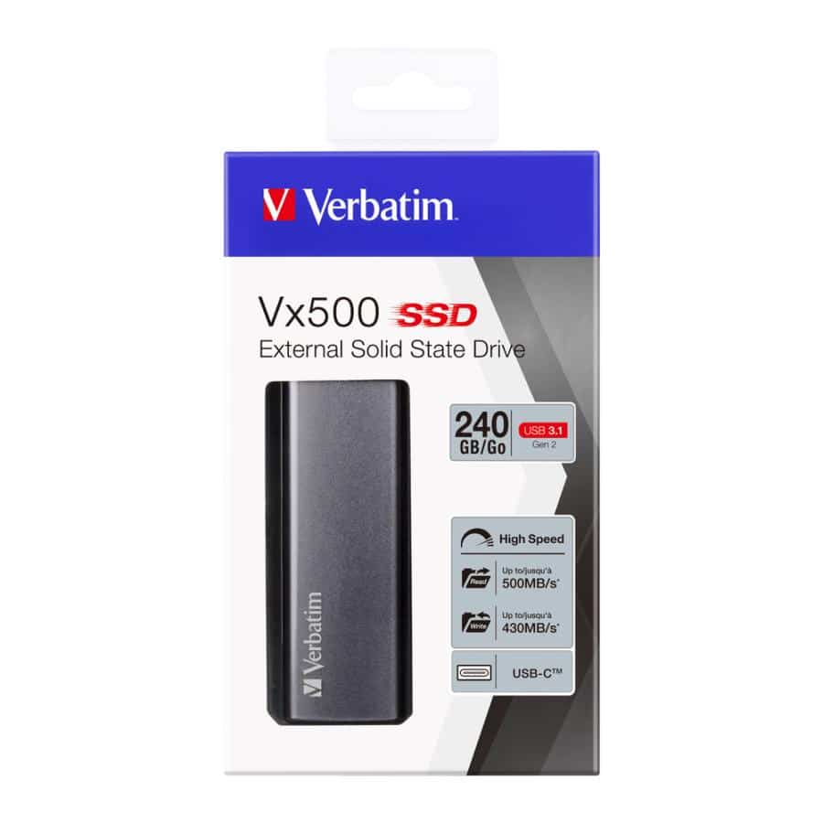 Verbatim Vx500 externe SSD USB 3.1 Gen 2 240 GB - Afbeelding 3