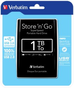Verbatim Draagbare vaste Store 'n' Go-schijf met USB 3.0 van 1 TB Black - Afbeelding 6