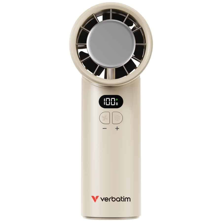 Verbatim Cool 'n' Go Ice Touch Handventilator - Wit/Zilver - Afbeelding 7